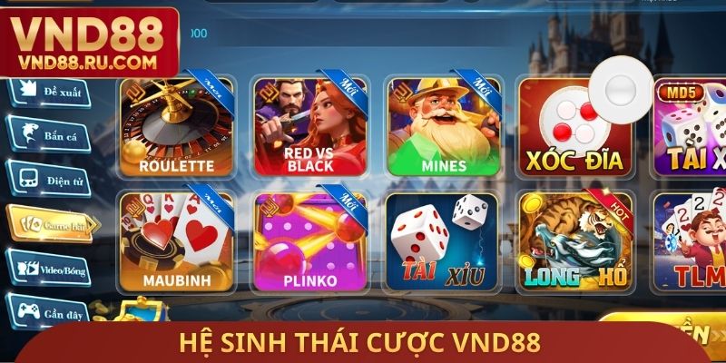Hệ sinh thái cược VND88