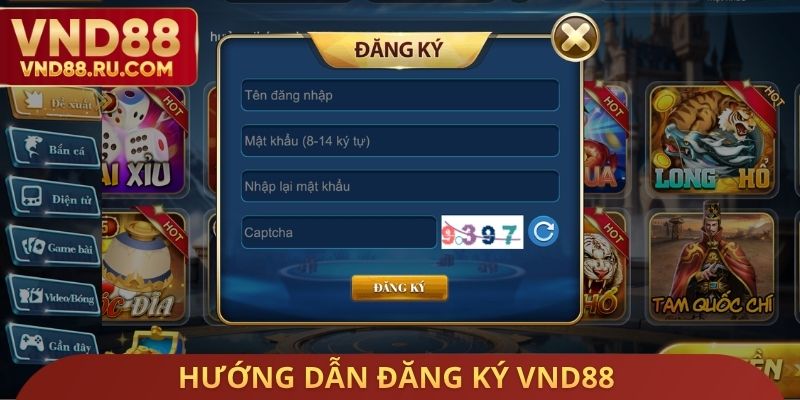 Hướng dẫn đăng ký VND88